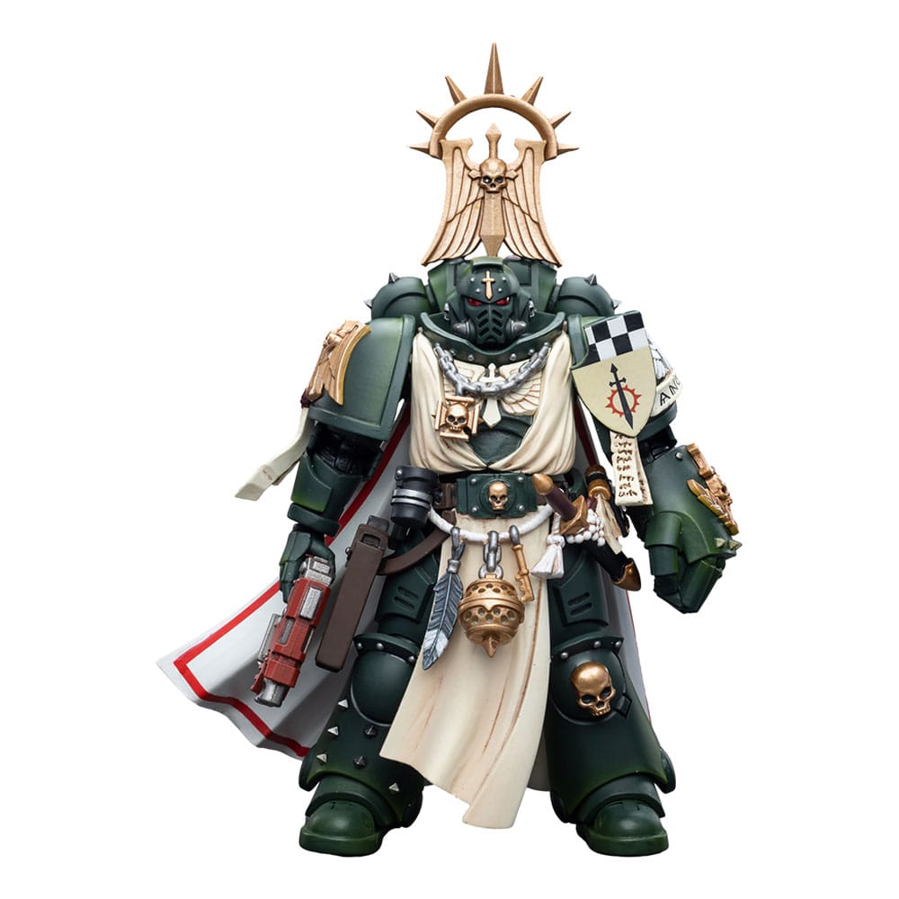 SU ORDINAZIONE Warhammer 40k Action Figure 1/18 Dark Angels Master with Power Fist 12 cm