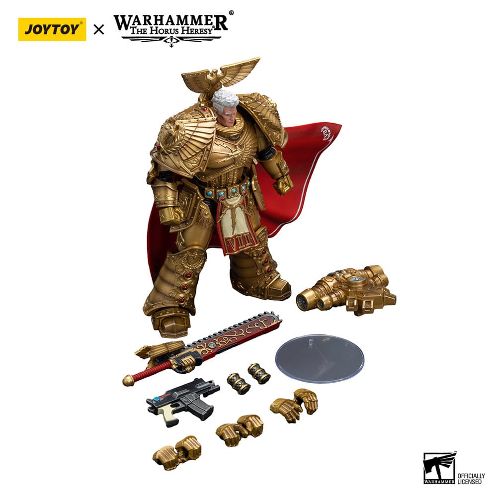 🧪 LAB | SU ORDINAZIONE Warhammer The Horus Heresy Action Figure 1/18 Imperial Fists Rogal Dorn Primarch of the 7th Legion 12 cm