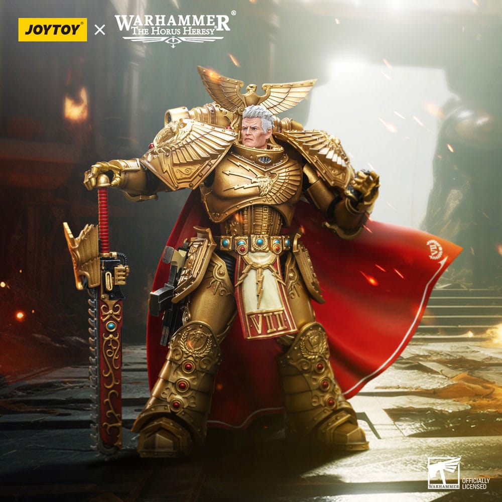 🧪 LAB | SU ORDINAZIONE Warhammer The Horus Heresy Action Figure 1/18 Imperial Fists Rogal Dorn Primarch of the 7th Legion 12 cm