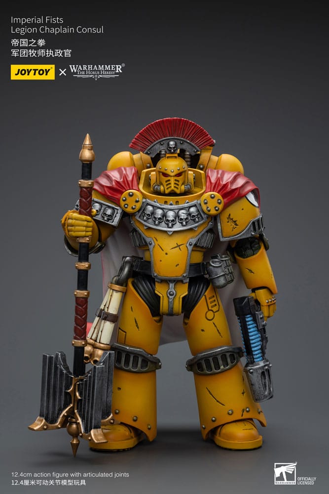 MADE TO ORDER Warhammer The Horus Heresy Action Figure 1/18 Imperial Fists Legion Chaplain Consul 12 cm
