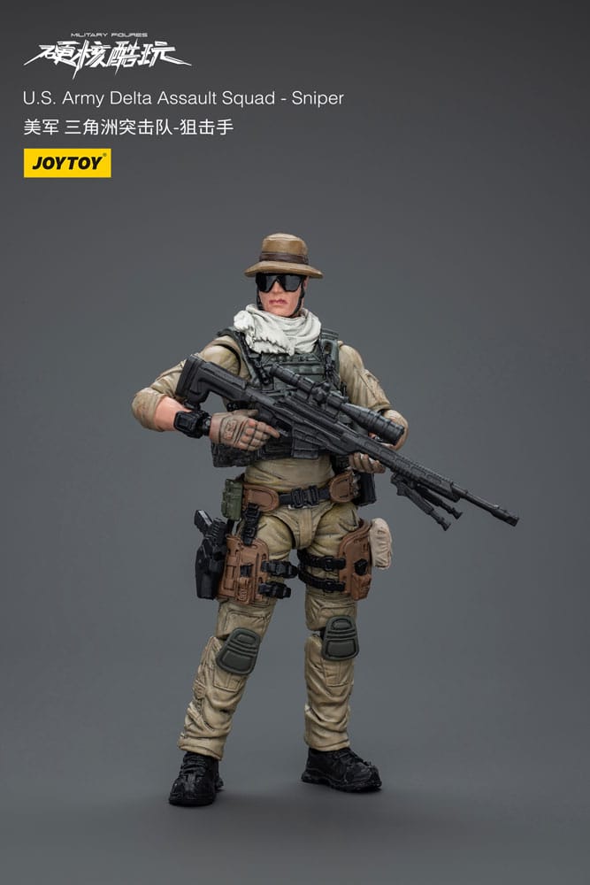 SU ORDINAZIONE Hardcore Coldplay Action Figure 1/18 U.S. Army Delta Assault Squad Sniper 11 cm