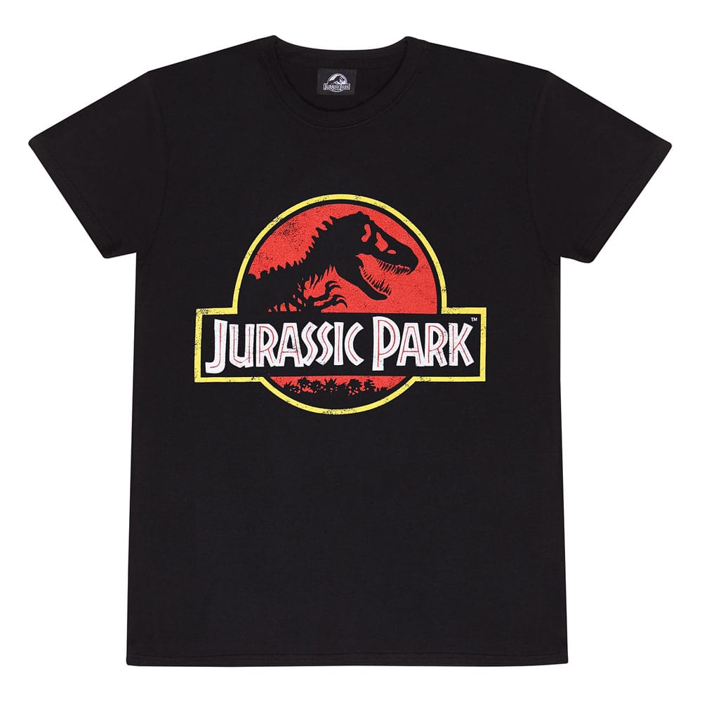 AUF BESTELLUNG Jurassic Park T-Shirt Klassisches Logo Größe L