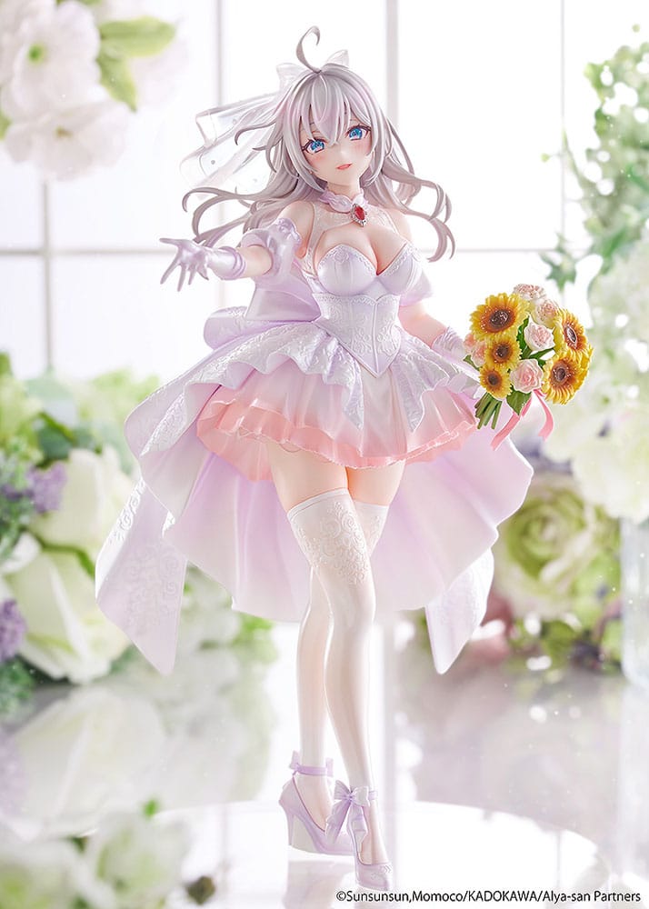 PREORDER+ 12/2026 (NOT CANCELABLE) Alya Sometimes Hides Her Feelings in Russian Statue 1/7 Alisa Mikhailovna Kujou Wedding Dress Ver. 24 cm