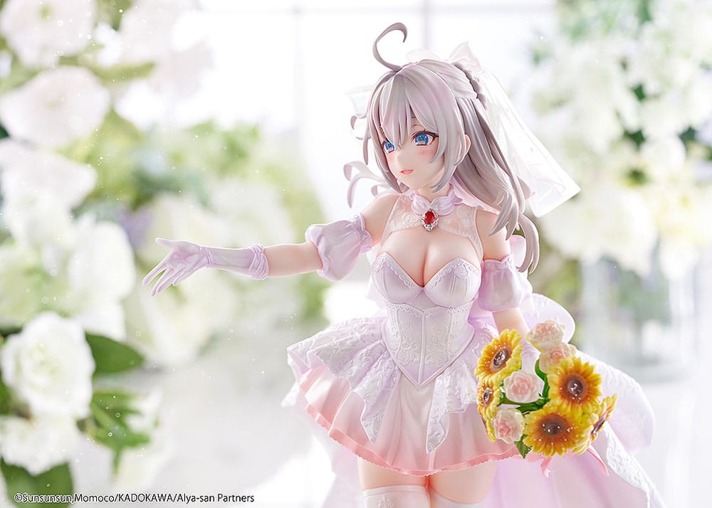PREORDER+ 12/2026 (NOT CANCELABLE) Alya Sometimes Hides Her Feelings in Russian Statue 1/7 Alisa Mikhailovna Kujou Wedding Dress Ver. 24 cm