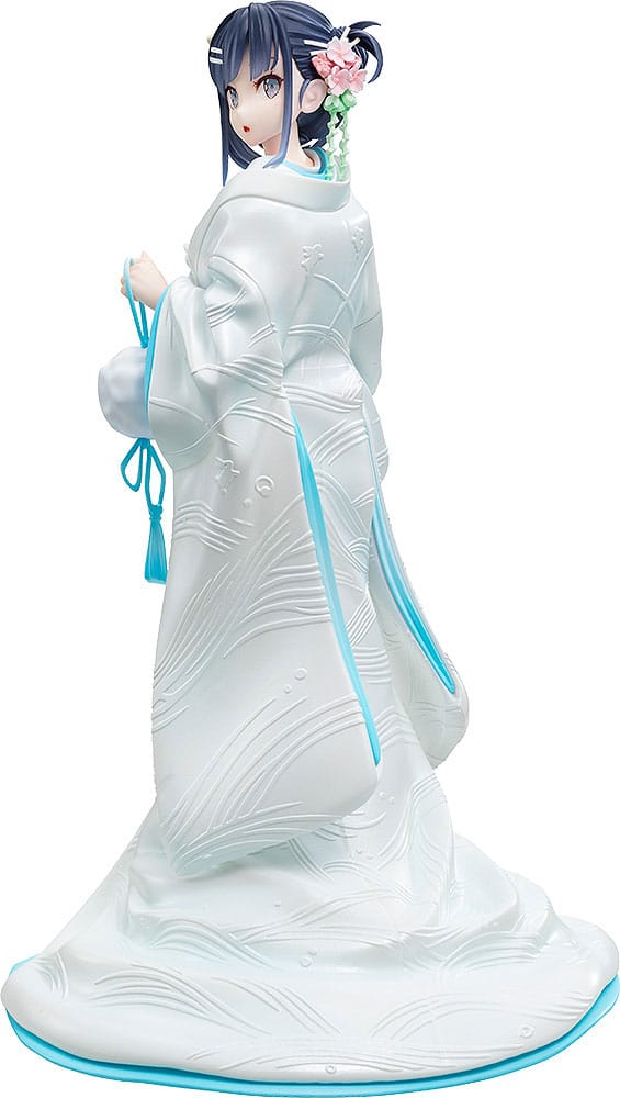 SU ORDINAZIONE Rascal Does Not Dream of a Bunny Girl Senpai Statue 1/7 Mai Sakurajima White Kimono Ver. 23 cm