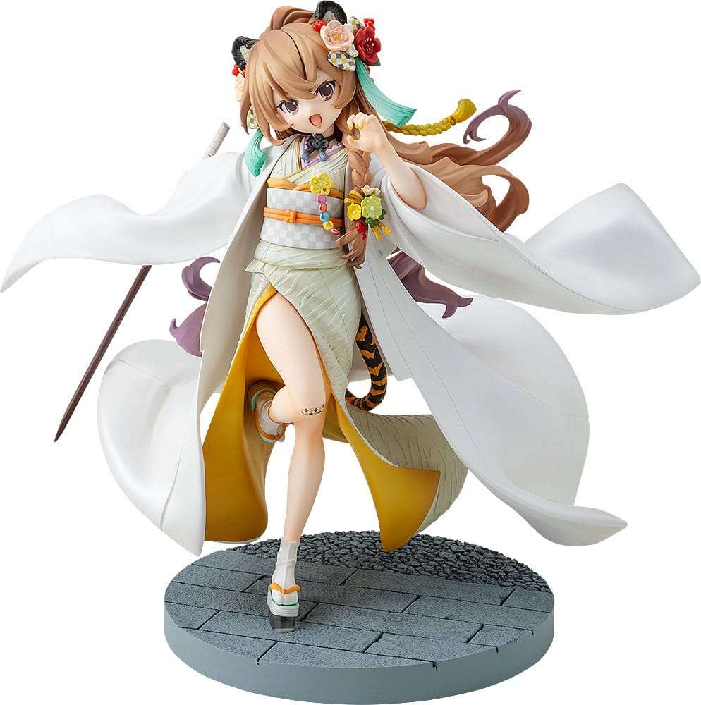 MADE TO ORDER Toradora! PVC Statue Taiga Aisaka: White Kimono Ver. 22 cm *SPECIAL PRICE*