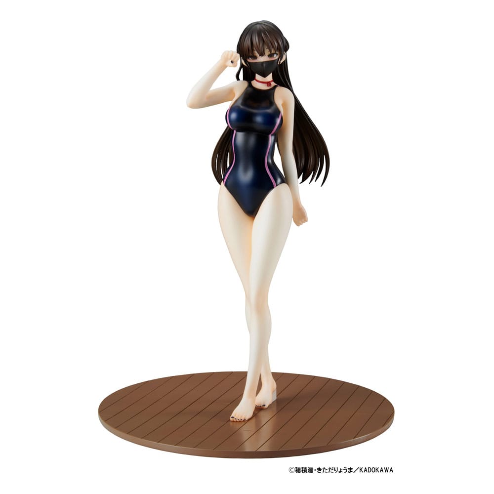 SU ORDINAZIONE Mishiranu Joshikousei ni Kankinsareta Mangaka no Hanashi PVC Statue 1/6 Konata Competitive Swimsuit & Cat Lingerie Costume Set 26 cm *PREZZO SPECIALE*