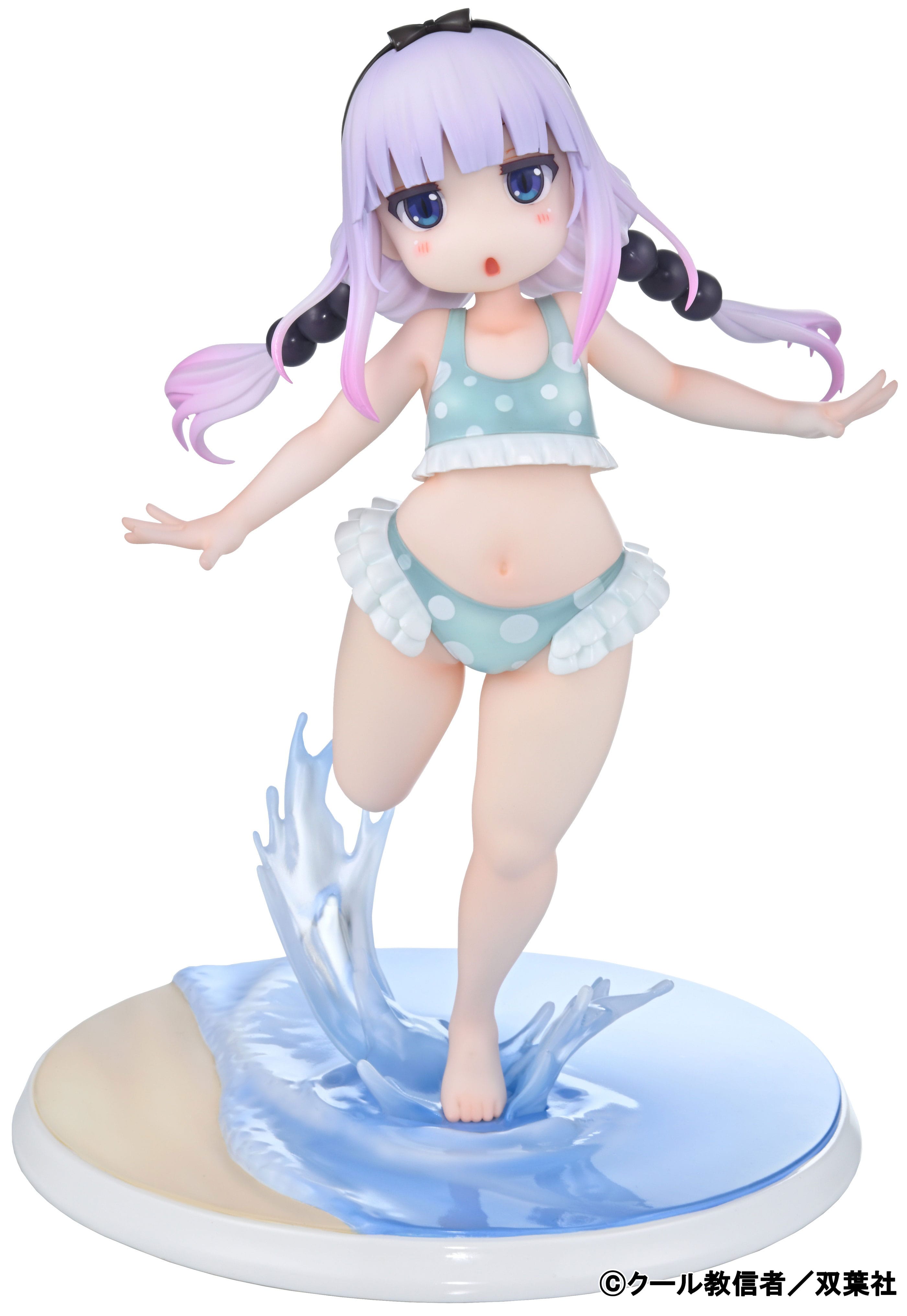 SU ORDINAZIONE Mishiranu Joshikousei ni Kankinsareta Mangaka no Hanashi PVC Statue 1/6 Kanna Kamui Swimsuit On the Beach Ver. (re-run) 20 cm *PREZZO SPECIALE*