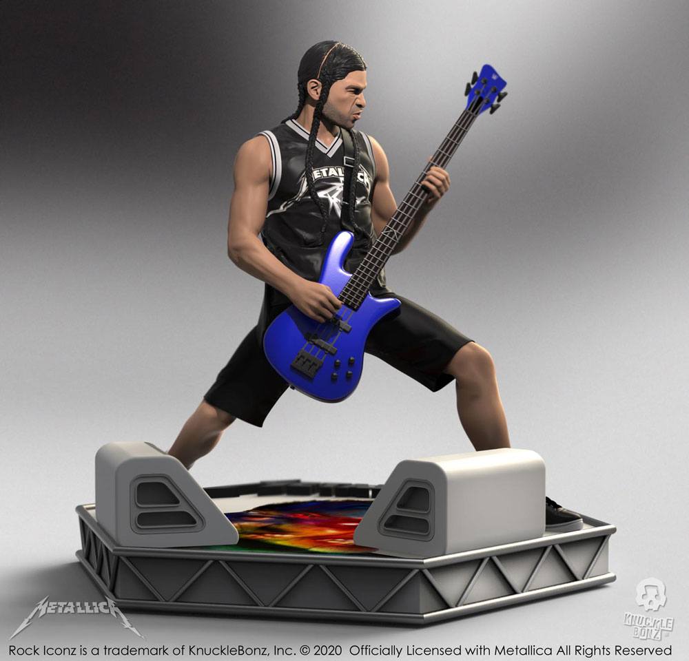 SU ORDINAZIONE Metallica Rock Iconz Statue Robert Trujillo Limited Edition 22 cm *PREZZO SPECIALE* ESAURITO