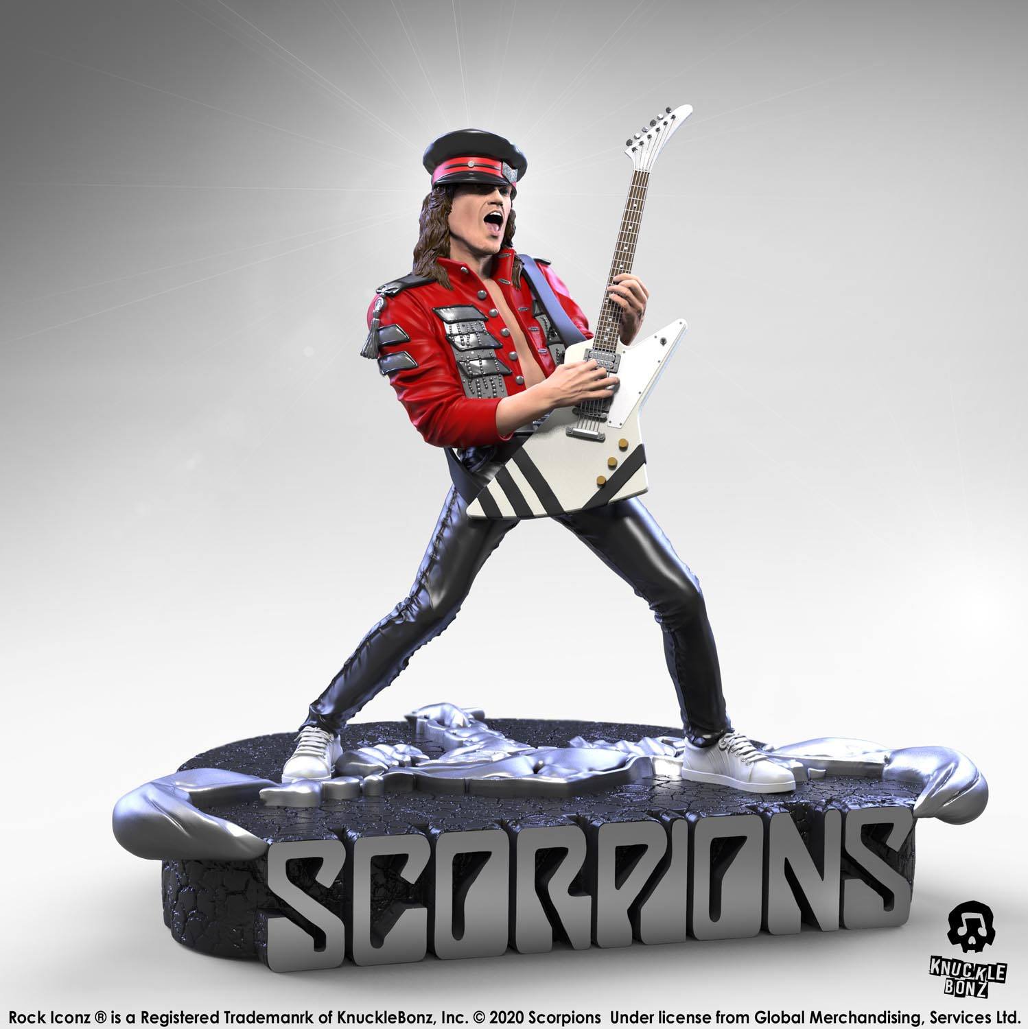 MADE TO ORDER Scorpions Rock Iconz Statue Matthias Jabs Limited Edition 22 cm
