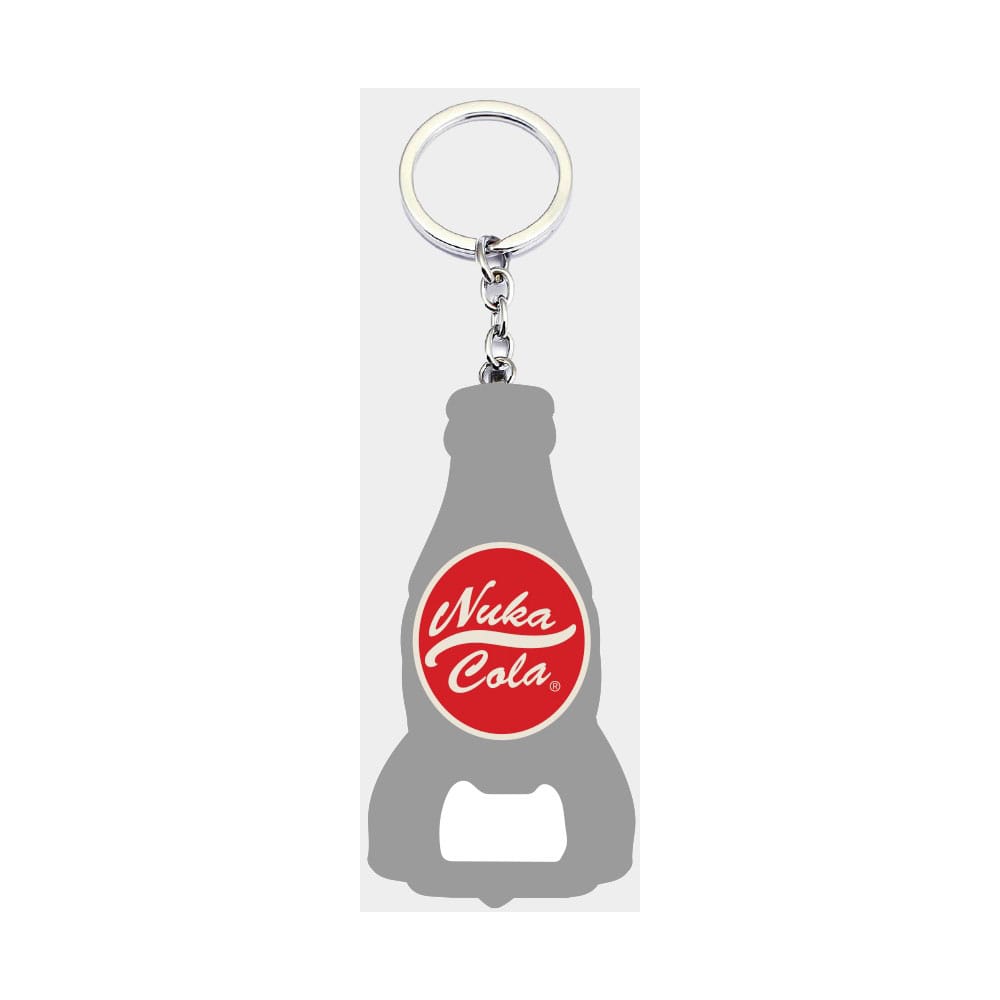 SU ORDINAZIONE Fallout Keychain with Bottle Opener Nuka Cola Logo