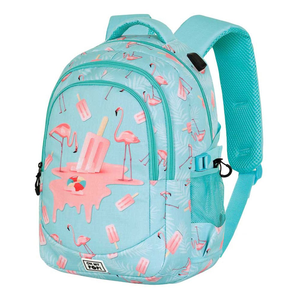 SU ORDINAZIONE Oh My Pop! Plus Running Backpack Ice Flamingo