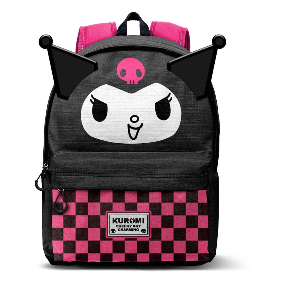 SU ORDINAZIONE Sanrio Fan HS Backpack Kuromi Chess 2.2 Black