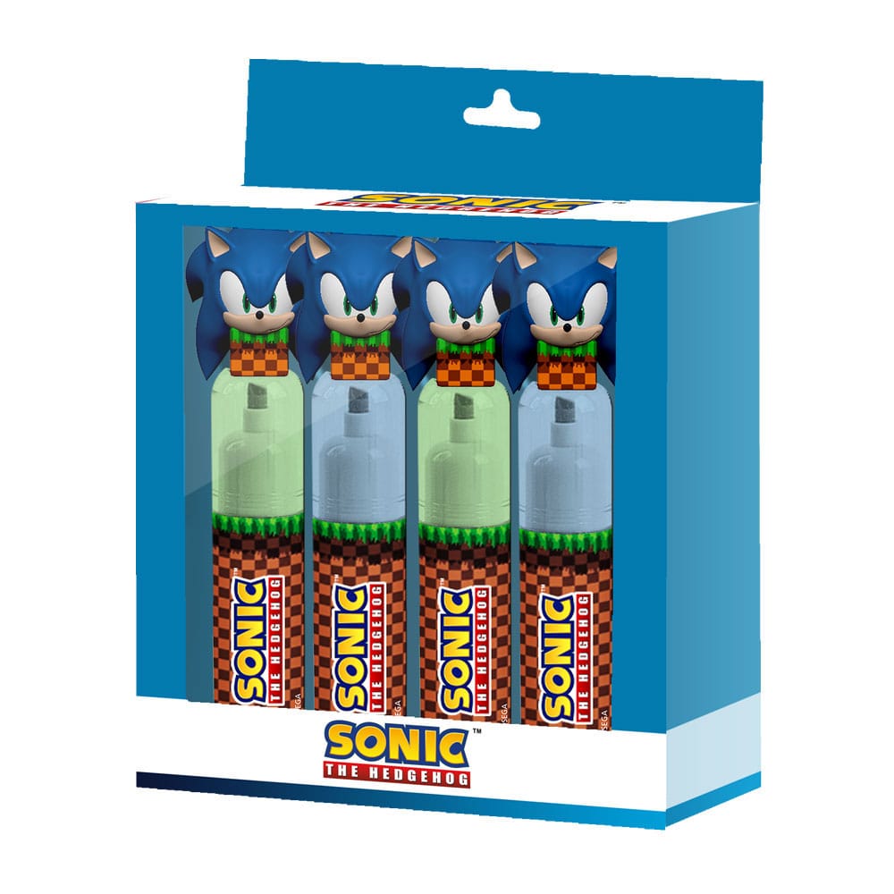 MADE TO ORDER Sonic - The Hedgehog Highlighters 4-Pack