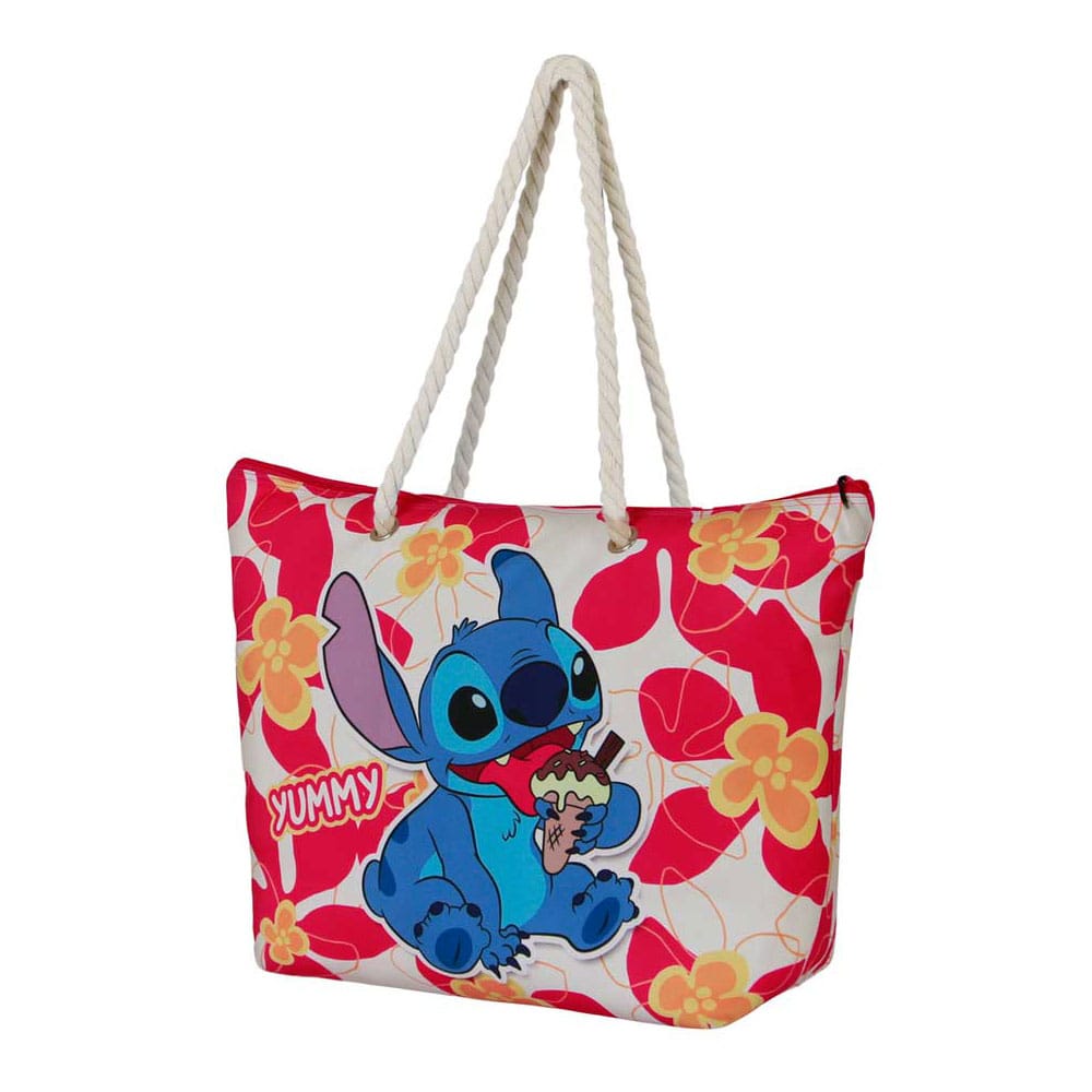 SU ORDINAZIONE Lilo & Stitch Soleil Beach Bag Ice Cream Blue