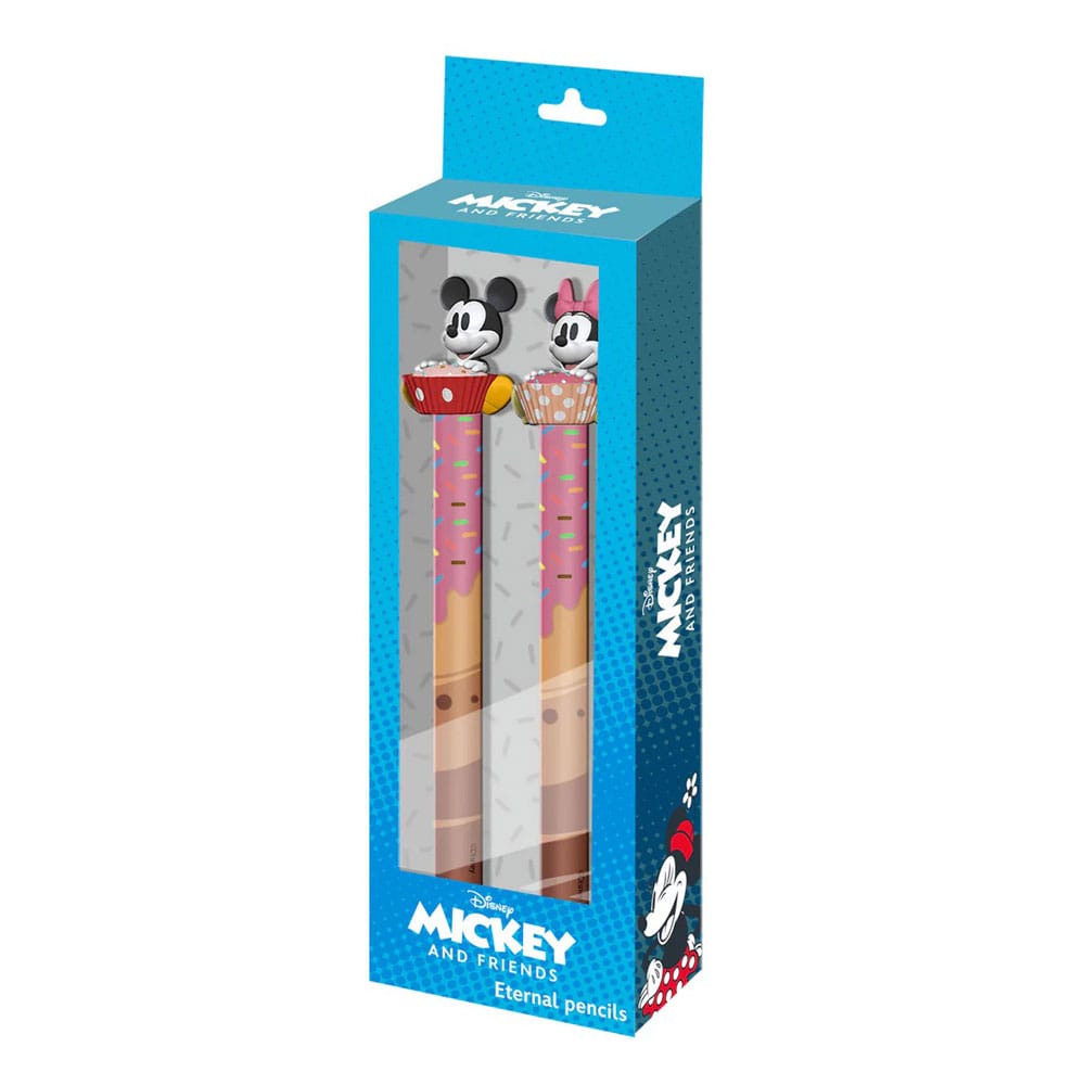 SU ORDINAZIONE Mickey & Minnie Eternal Pencils 2-Pack