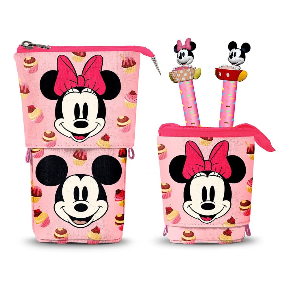 SU ORDINAZIONE Minnie Pop Up Pencil Case with 2 Erasable Gel Pens