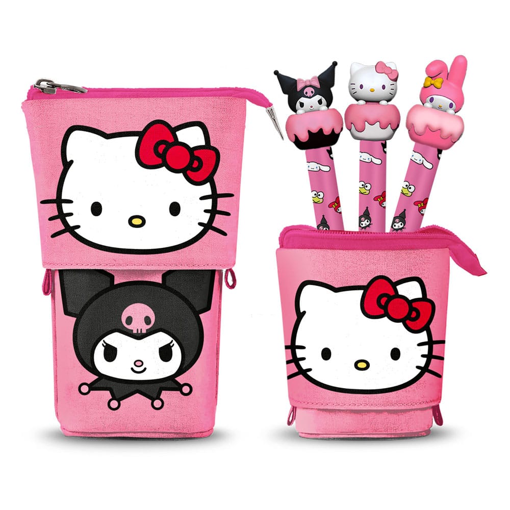 MADE TO ORDER Sanrio Pop Up Pencil with 3 Erasable Gel Pens