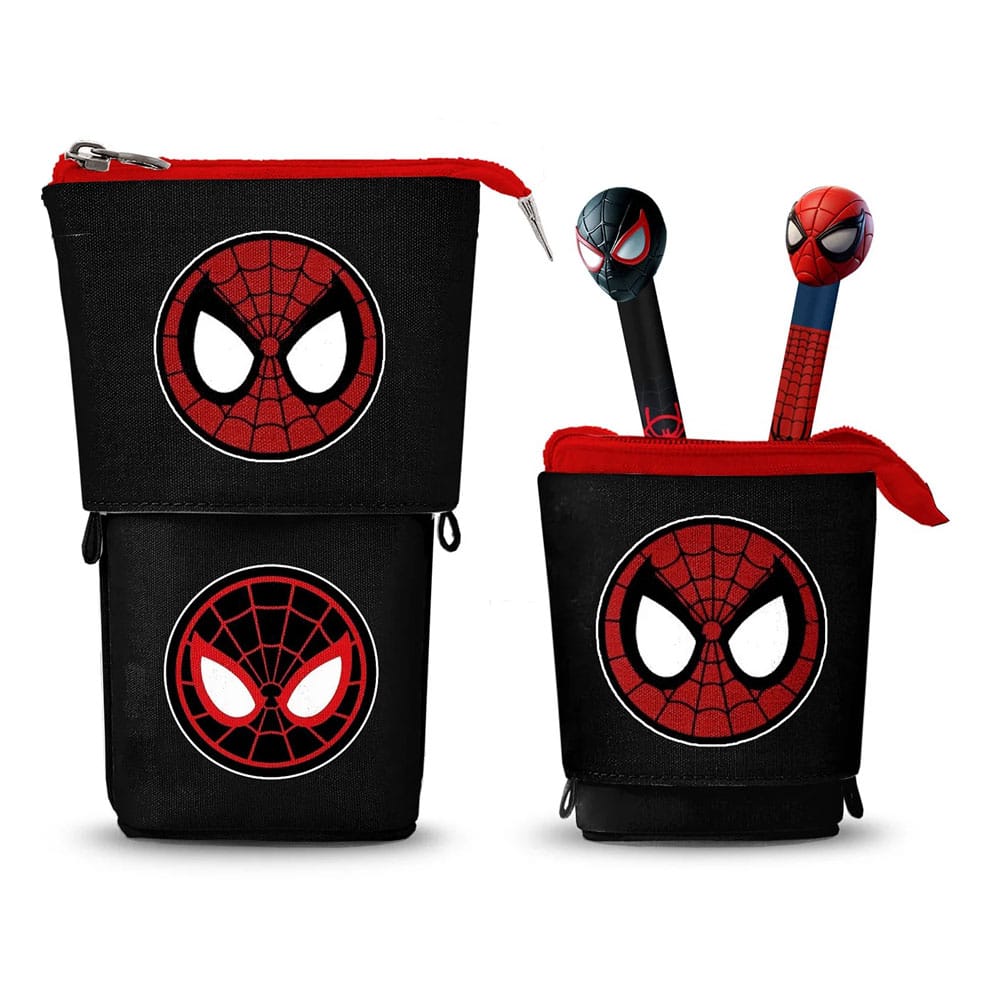 MADE TO ORDER Spider-Man Pop Up Pencil Case with 2 Erasable Gel Pens