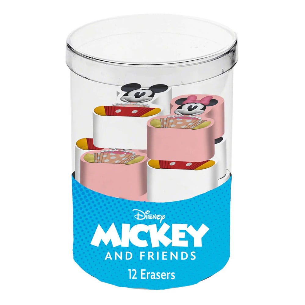 SU ORDINAZIONE Mickey & Minnie Erasers 12-Pack