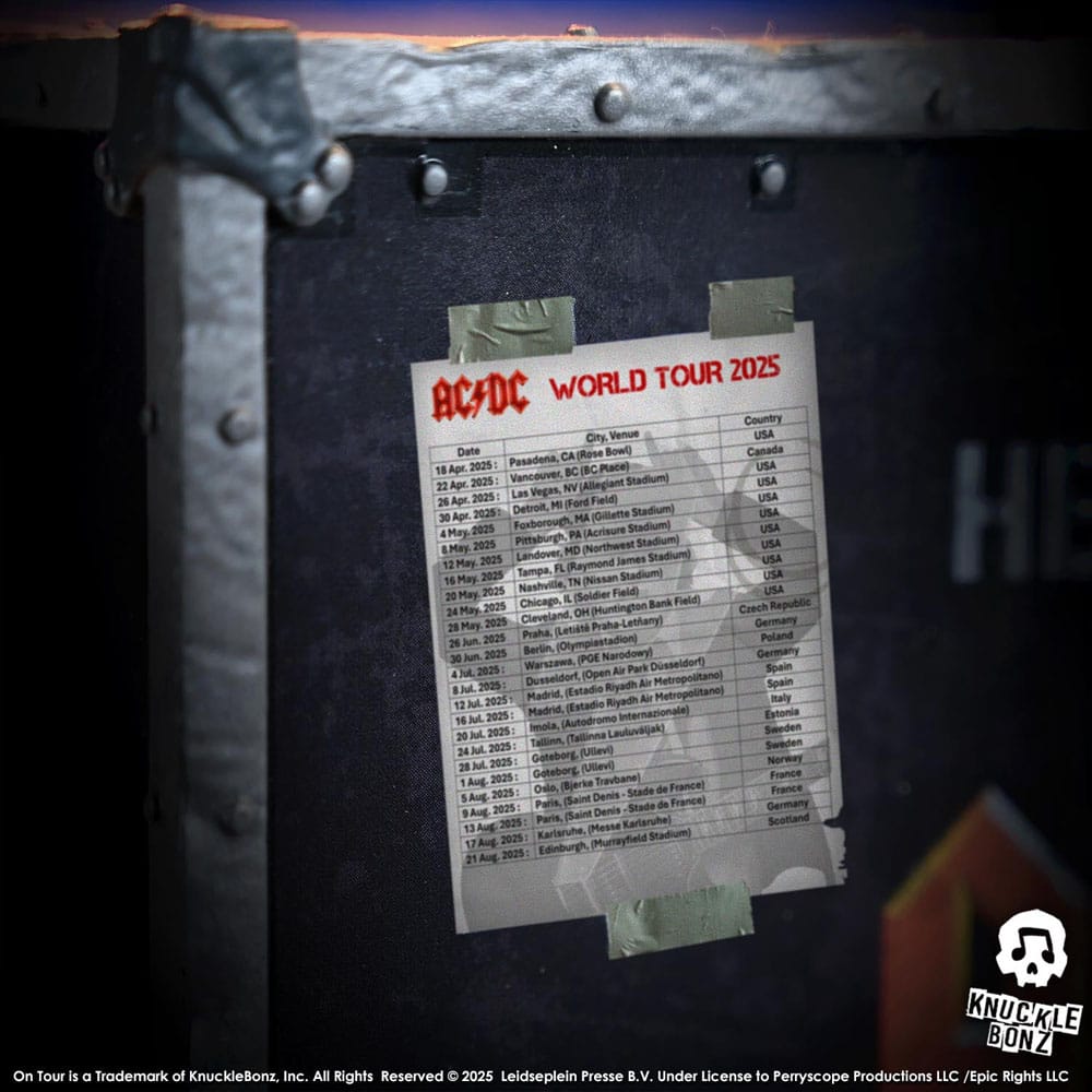🧪 LAB | SU ORDINAZIONE AC/DC Rock Ikonz On Tour Statue PWR UP Tour Hells Bell