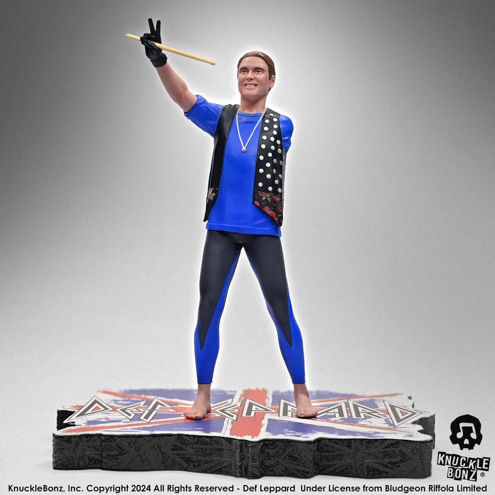 SU ORDINAZIONE Def Leppard Rock Iconz Statue Rick Allen 24 cm