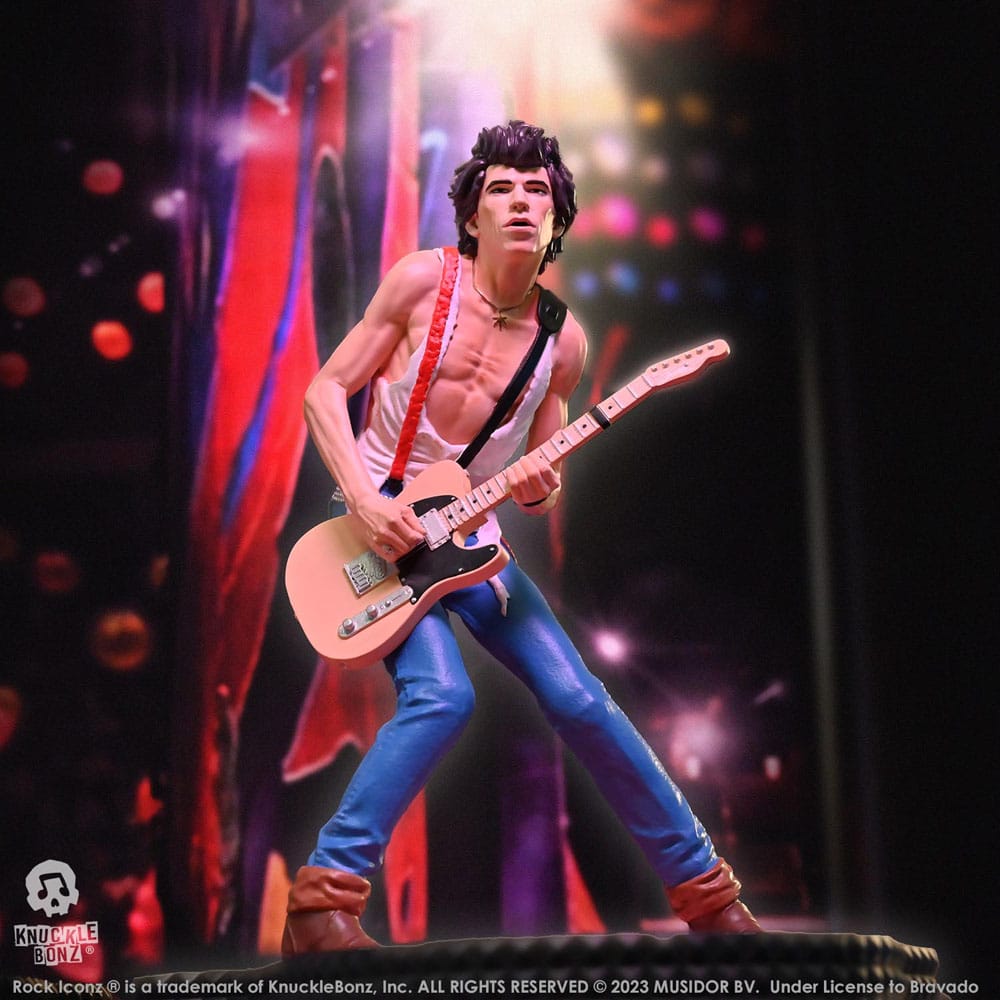 🧪 LAB | SU ORDINAZIONE The Rolling Stones Rock Iconz Statue Keith Richards (Tattoo You Tour 1981) 22 cm