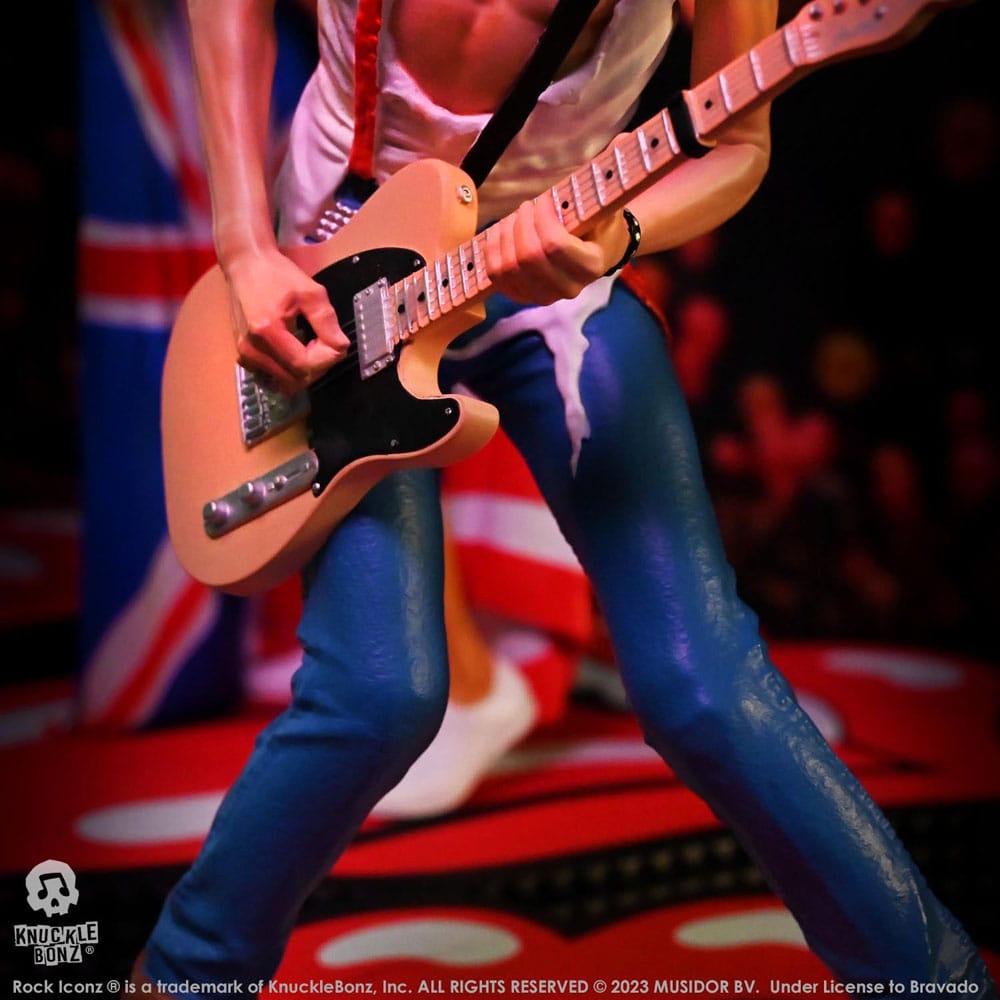 🧪 LAB | SU ORDINAZIONE The Rolling Stones Rock Iconz Statue Keith Richards (Tattoo You Tour 1981) 22 cm