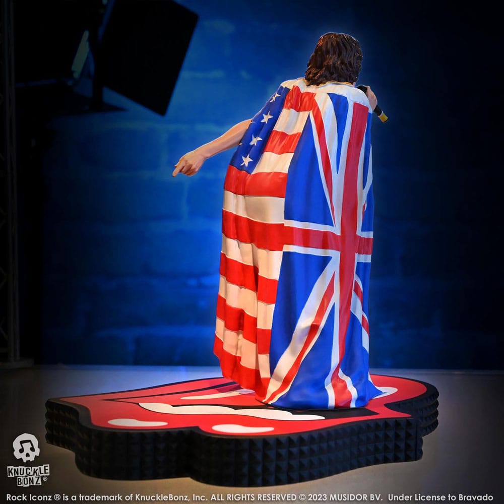 🧪 LAB | SU ORDINAZIONE The Rolling Stones Rock Iconz Statue Mick Jagger (Tattoo You Tour 1981) 22 cm