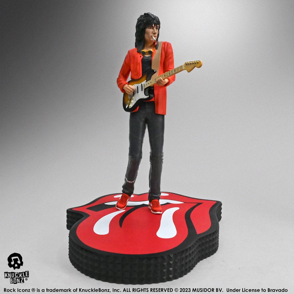 🧪 LAB | SU ORDINAZIONE The Rolling Stones Rock Iconz Statue Ronnie Wood (Tattoo You Tour 1981) 22 cm