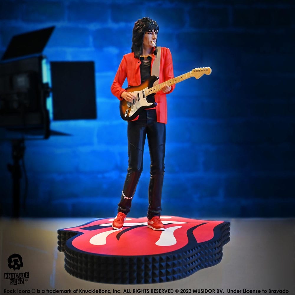 🧪 LAB | SU ORDINAZIONE The Rolling Stones Rock Iconz Statue Ronnie Wood (Tattoo You Tour 1981) 22 cm