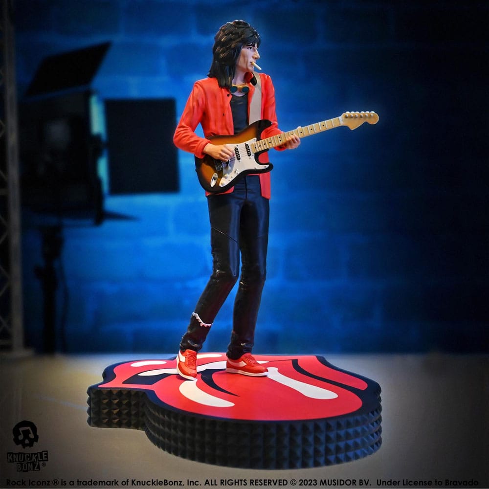 🧪 LAB | SU ORDINAZIONE The Rolling Stones Rock Iconz Statue Ronnie Wood (Tattoo You Tour 1981) 22 cm