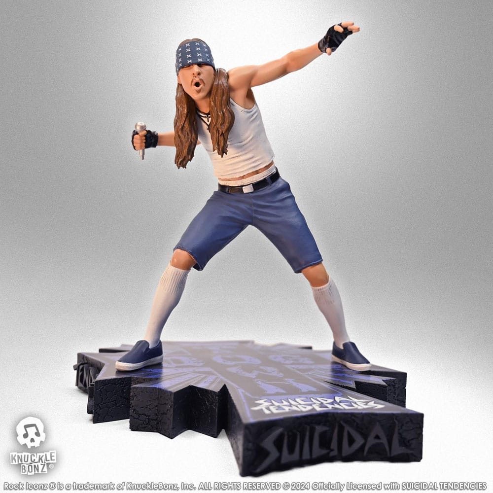 SU ORDINAZIONE Suicidal Tendencies Rock Iconz Statue Mike Muir 22 cm