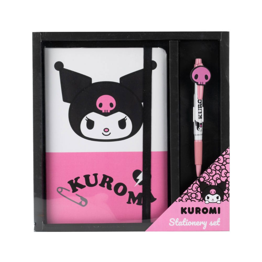 SU ORDINAZIONE Sanrio Notebook with Pen Gift Set Kuromi