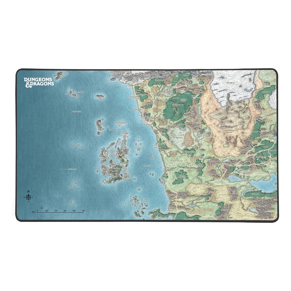 MADE TO ORDER Dungeons & Dragons XL Mousepad Faerun Map