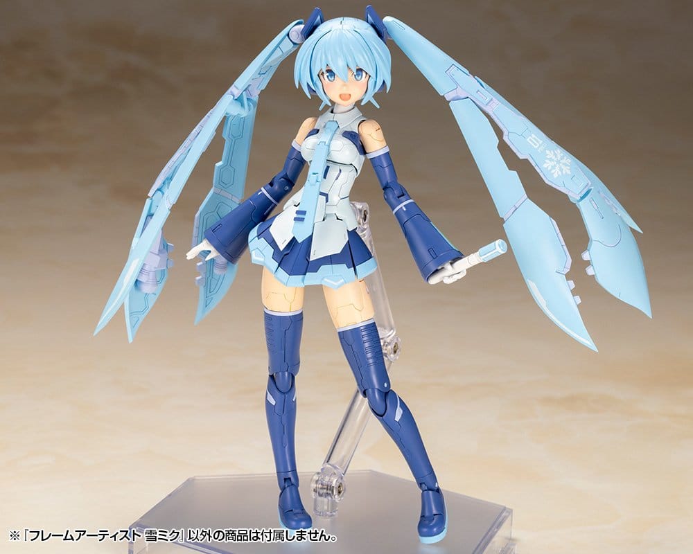 SU ORDINAZIONE Frame Arms Plastic Model Kit 1/100 Frame Artist Snow Miku 16 cm