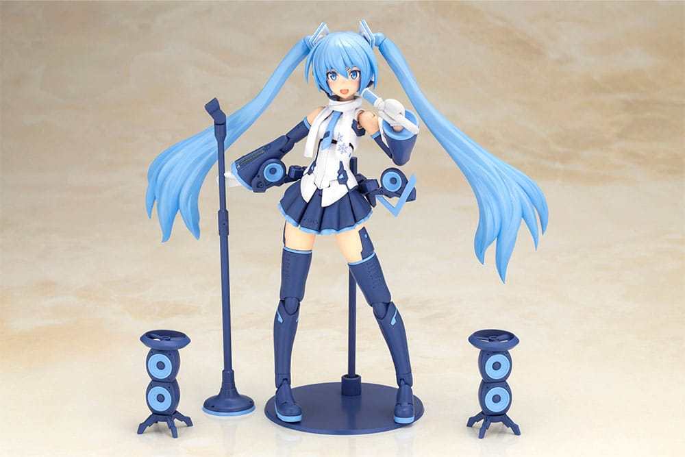 VORBESTELLUNG+ 07/2026 Frame Arms Girl x Hatsune Miku Plastikmodellbausatz Frame Music Girl Snow Miku Another Color Ver. 15 cm