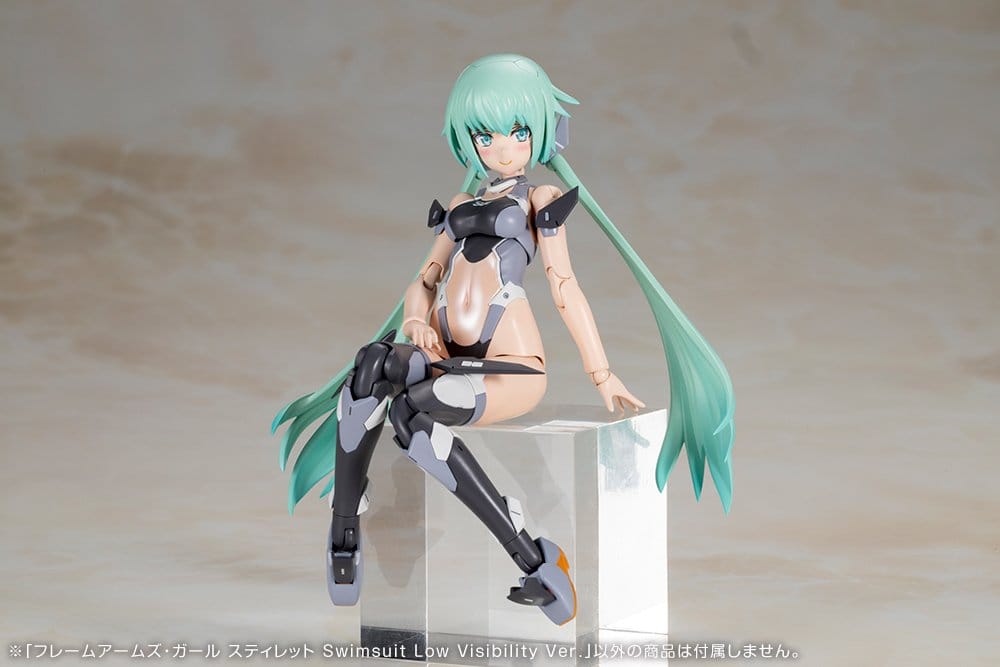 SU ORDINAZIONE Frame Arms Girl Plastic Model Kit Stylet Swimsuit Low Visibility Ver. 16 cm