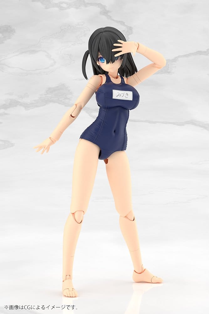 PREORDINE+ 03/2027 Frame Arms Girl Plastic Model Mizuki School Swimsuits Ver. 16 cm