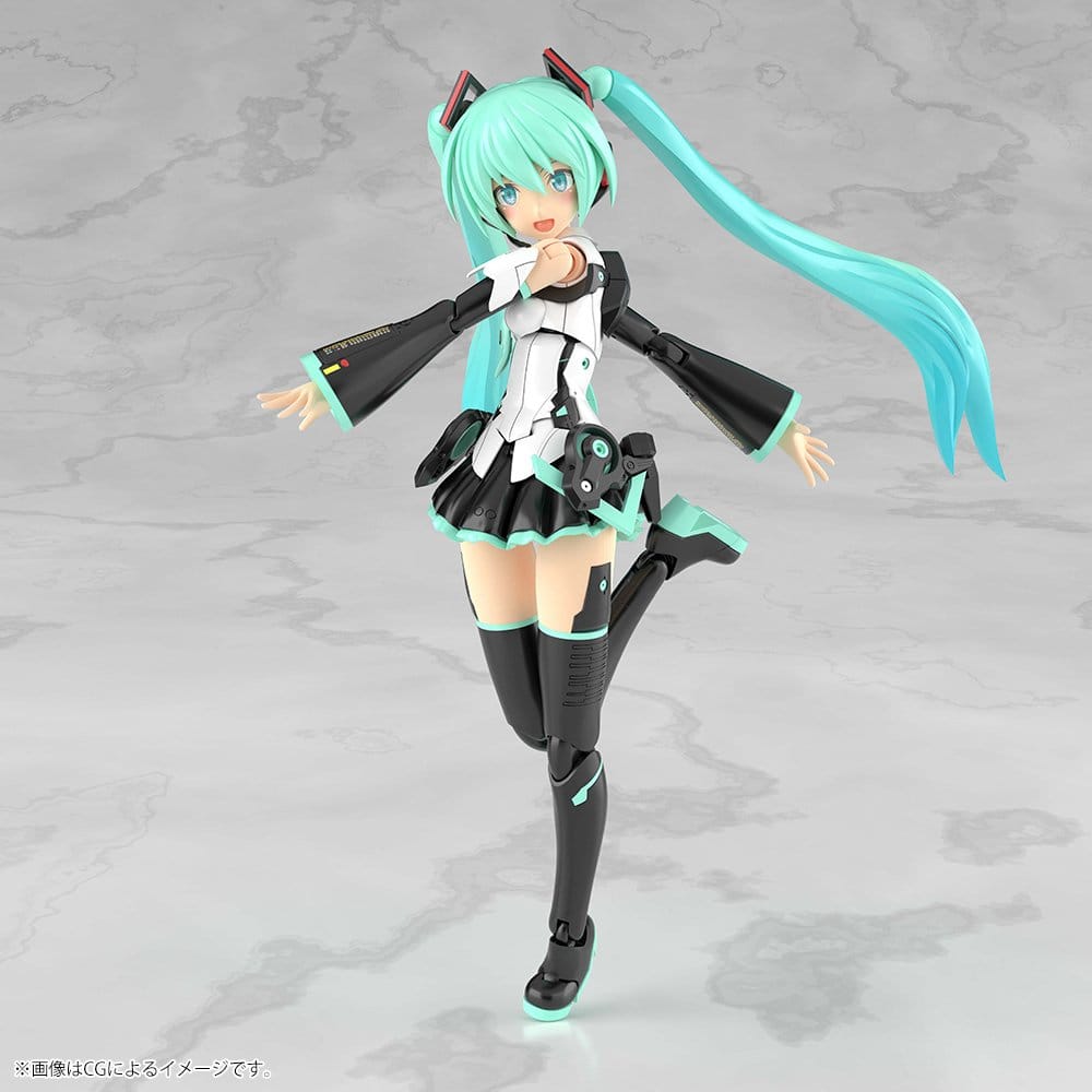 PREORDINE+ 12/2026 Frame Arms Girl Plastic Model Kit Grande Scale Frame Music Girl Hatsune Miku 25 cm