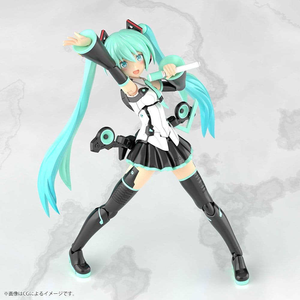 PREORDINE+ 12/2026 Frame Arms Girl Plastic Model Kit Grande Scale Frame Music Girl Hatsune Miku 25 cm