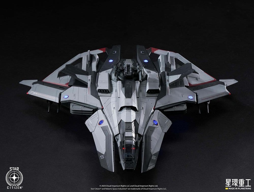 PREORDINE+ 11/2026 Star Citizen Pre-assembled Plastic Model Kit 1/100 Anvil F8C Lightning Pre-Assembled Finished Model Ver. 25 cm