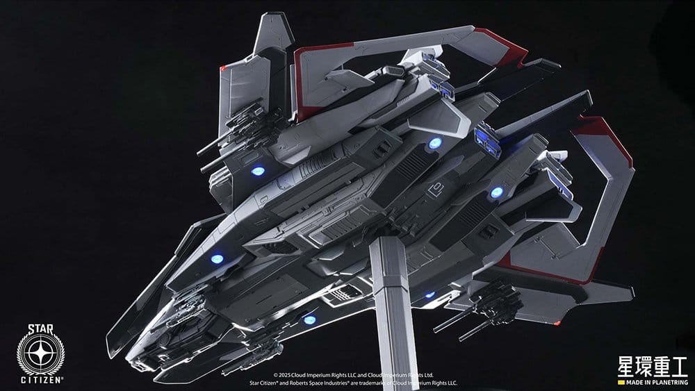 PREORDINE+ 11/2026 Star Citizen Pre-assembled Plastic Model Kit 1/100 Anvil F8C Lightning Pre-Assembled Finished Model Ver. 25 cm