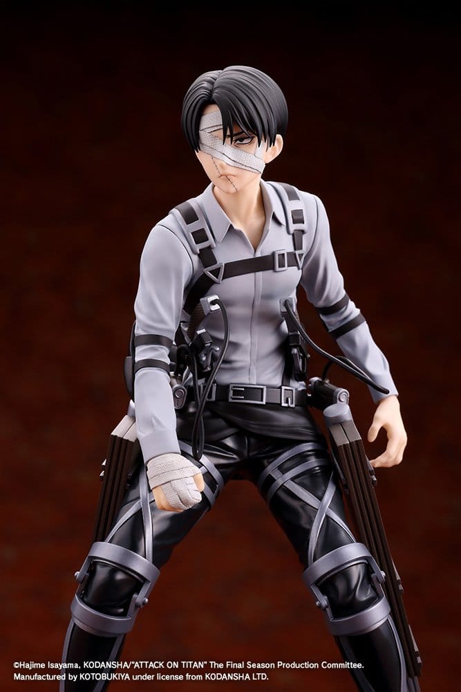 PREORDINE+ 08/2027 Attack on Titan: The Final Season Oshi Works PVC Figure Levi Ackerman The Final Season Ver. 20 cm