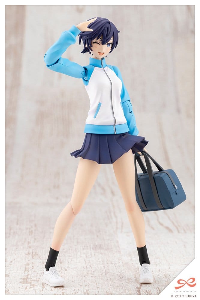SU ORDINAZIONE Sousai Shojo Teien Plastic Model Kit 1/10 Rui Saotome Touhou High School Tracksuit 16 cm
