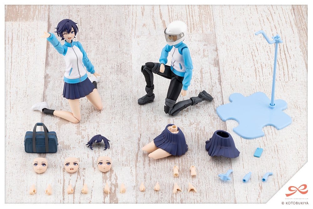 SU ORDINAZIONE Sousai Shojo Teien Plastic Model Kit 1/10 Rui Saotome Touhou High School Tracksuit 16 cm