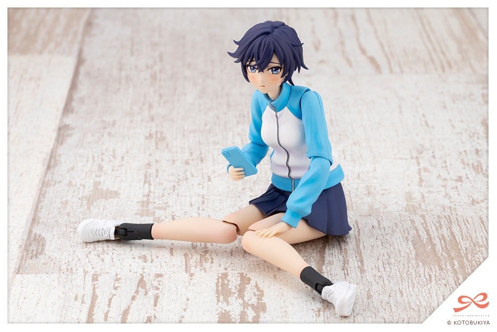 SU ORDINAZIONE Sousai Shojo Teien Plastic Model Kit 1/10 Rui Saotome Touhou High School Tracksuit 16 cm
