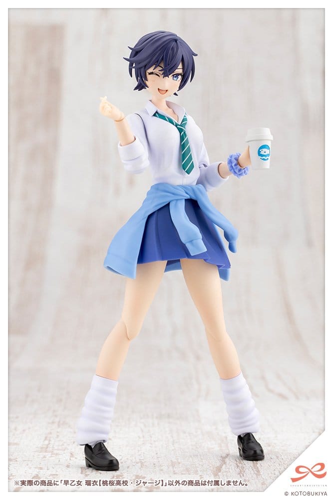 SU ORDINAZIONE Sousai Shojo Teien Plastic Model Kit 1/10 Rui Saotome Touhou High School Tracksuit 16 cm