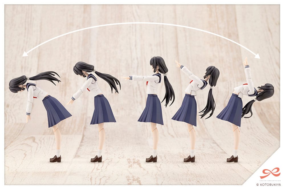 PREORDINE+ 01/2026 Sousai Shojo Teien Plastic Model Kit 1/10 Kuon Yakushiji Toudou High School Uniform 16 cm