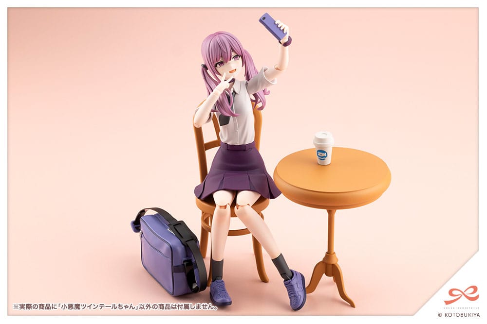 SU ORDINAZIONE Sousai Shojo Teien Plastic Model Kit 1/10 Little Devil Twin Tails 15 cm